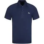 Lacoste Sport Breathable Run-Resistant Interlock Polo Navy