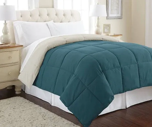 Modern Threads Down Alternative Microfiber Quilted Reversible Comforter/Duvet Insert