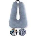 FHSGGP Travel Pillow Cushion for The Back Seat of A Car, Pillow for Kids A Sleep