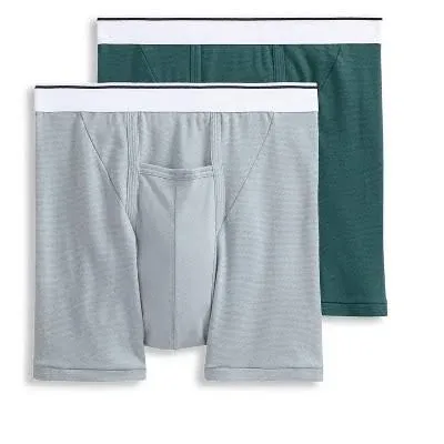 Jockey Men's Underwear Pouch 5" Boxer Brief - 2 Pack