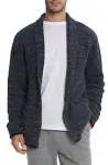 Barefoot Dreams Shawl Collar Cardigan Indigo/ Pacific Blue