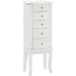 Powell White Jewelry Armoire