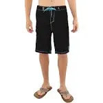 Hurley Black And Blue Board Shorts Size 30