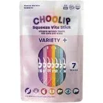 Choolip Squeeze Vita Stick Lickable Cat Treats. Cat and Dog Multivitamin SnackVariety Pack, 7 Different Formulas, Antioxidants, Minerals, Vet-