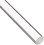 Acrylic Lucite Rod Dowel - One 3/4 inch (19.05mm) x 24 inch(610mm) (Clear)