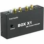 .Fosi O Box X1 Phono Preamp For mm Turntable Mini Stereo O Hi-Fi Phonograph. Fosi Audio. Black. Amplifiers & Pre-Amps. 4894890191636.