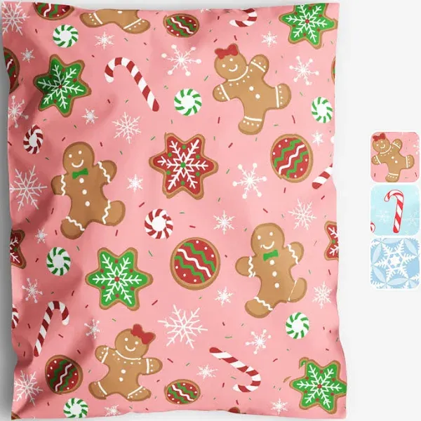 Baking Spirits Bright Poly Mailers