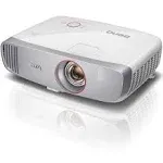 BenQ - HT2150ST 1080p Short Throw Home Theater Projector, 2200 Lumens, Low Input Lag - White/Silver