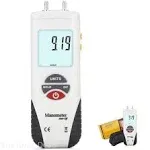 Manometer, RISEPRO® Digital Air Pressure Meter and Differential Pressure Gauge HVAC Gas Pressure Tester