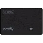 Innway Card Find My MFi Certified Ultra Thin Rechargeable Bluetooth Tracker IP67 Waterproof Keys Wallet Luggage Finder