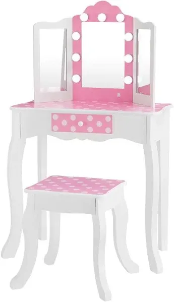 Teamson Kids Kids Polka Dot Vanity