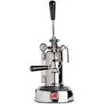 La Pavoni Professional Lusso Lever Machine - Stainless Steel & Black