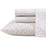 Betsey Johnson Baby Buds Pink Cotton Percale Full Sheet Set