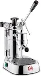 La Pavoni Professional Lusso Lever Machine - Stainless Steel & Black