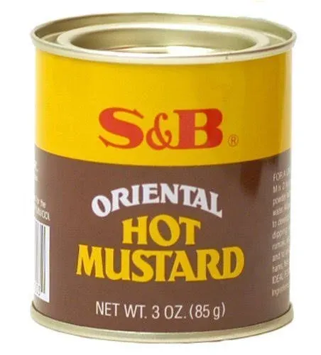 S&amp;B Oriental Hot Mustard Powder, 3-Ounce Can