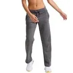 Champion Women's Fleece Open Bottom Pants - Granite Heather - L