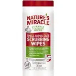 Nature's Miracle Small Animal Cage Scrubbing Wipes 30ct