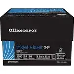 Office Depot Inkjet or Laser Paper White Letter Size 500 Sheets Per Ream