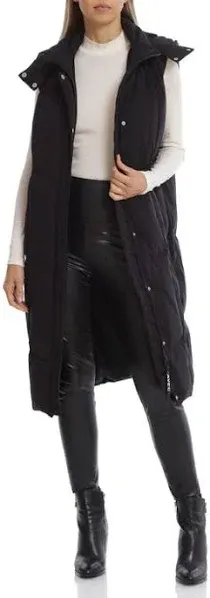 Womens Quilted Longline Vest