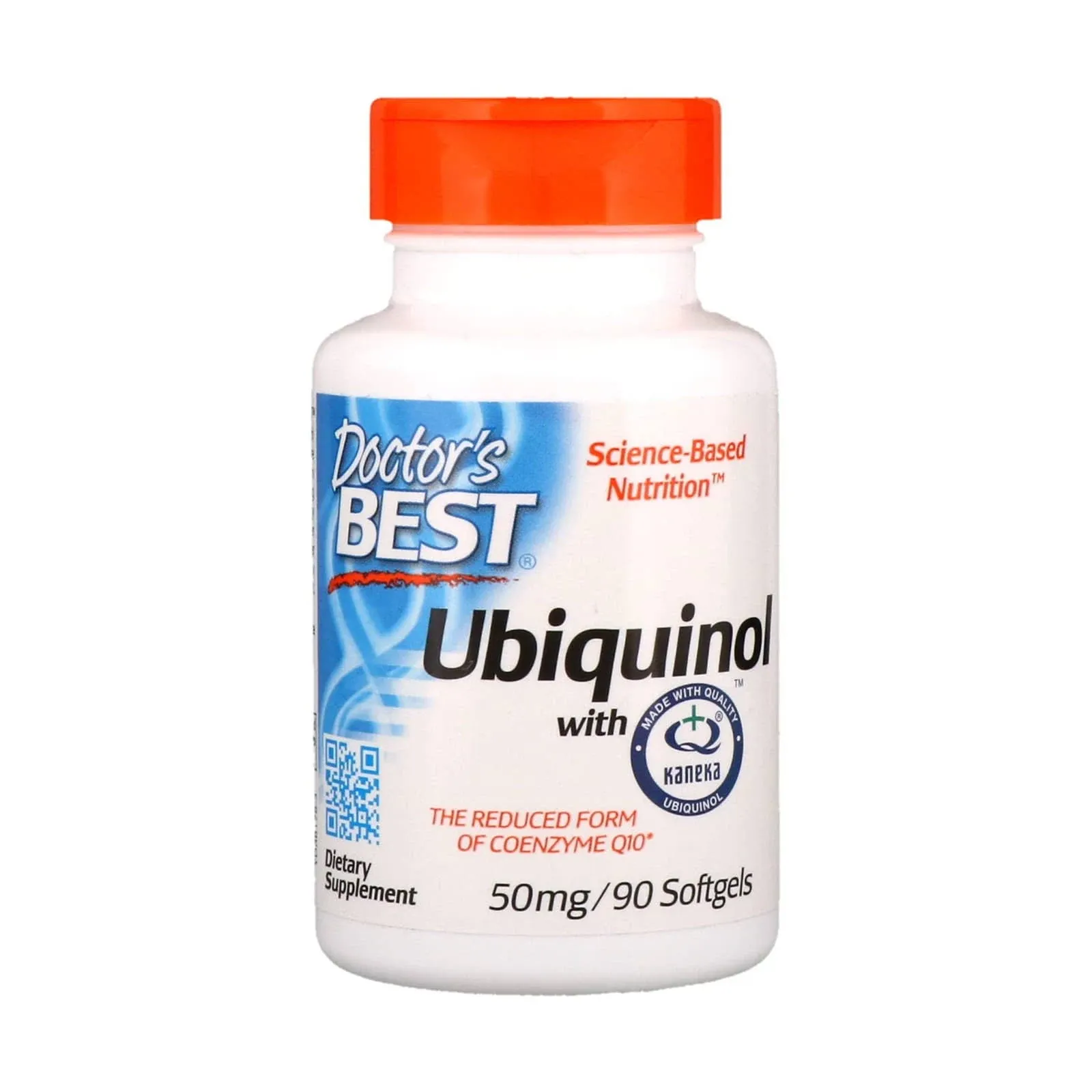 Doctor&#039;s Best, Ubiquinol with Kaneka Ubiquinol, 50mg, 90 Weichkapseln