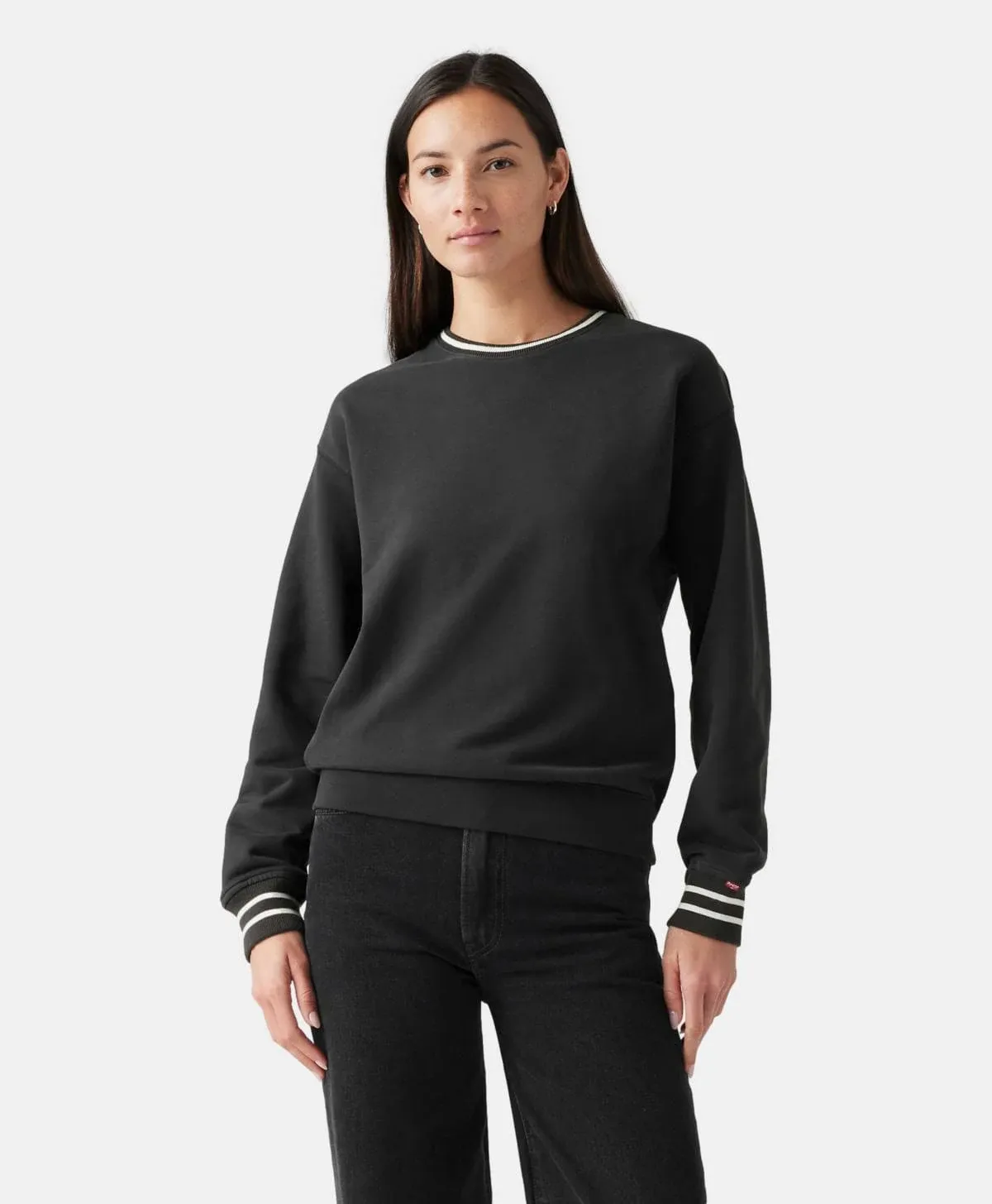 Levi's Graphic Heritage Sport Crewneck Sweatshirt - Women's - XS - Black