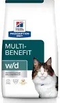 Hills Prescription Diet w/d Feline Cat Food - 8.5 lb bag