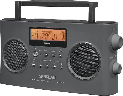 Sangean PR-D15 Digital Portable Stereo RDS Receiver