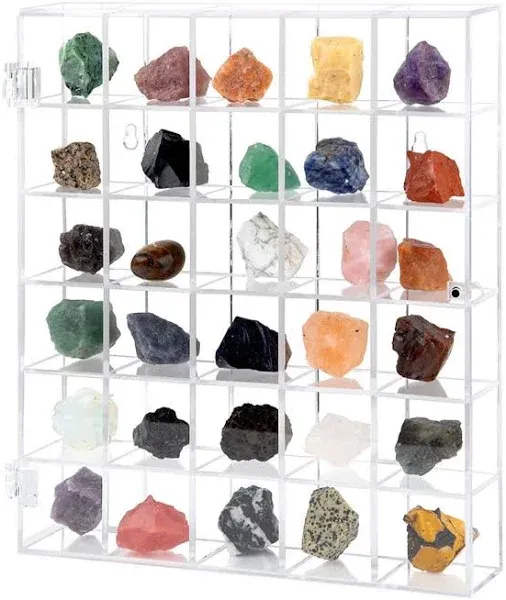 Clear Rock Display Case