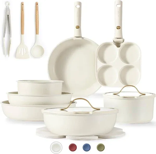 CAROTE 19pcs Pots and Pans Set