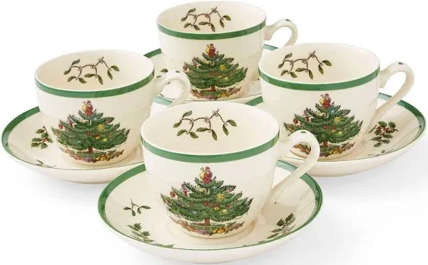 Spode Christmas Tree Teacup & Saucer