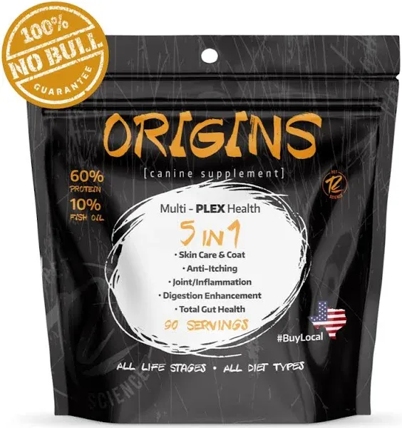 Rogue Pet Science Origins Canine 5 in 1 Dog Supplement 5-lb