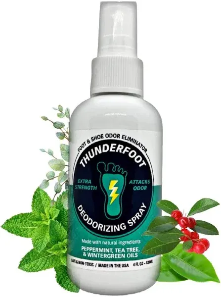 Thunderfoot Natural Shoe and Foot Deodorizing Spray