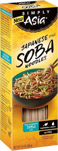 Simply Asia Japanese Style Soba Noodles, 14 oz (Pack of 6)