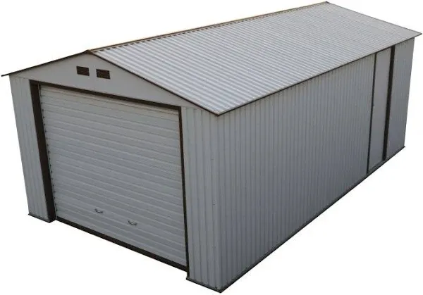 12&#039;x20&#039; Heavy Duty Large Metal Garage Outdoor Tool Storage Shed w/Roll-Up Door