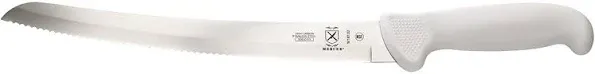 Mercer Culinary M18132 Ultimate White Curved Bread Knife 10" Stamped