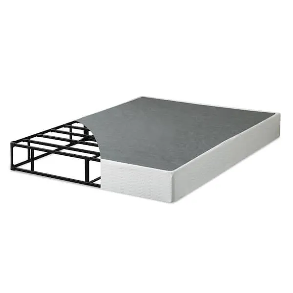 ZINUS 9 Inch Metal Smart Box Spring, 700 lbs Mattress Foundation, Strong Frame, Easy Assembly, Full