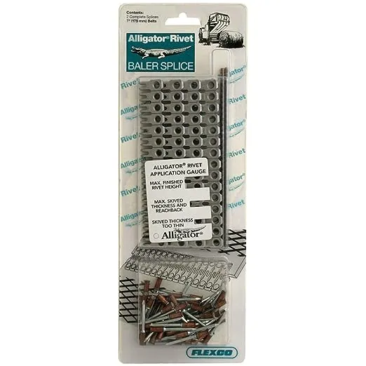 Apache 25085381 7" Stainless Steel Alligator Rivet Fasteners with Pins (ARJ7/175)