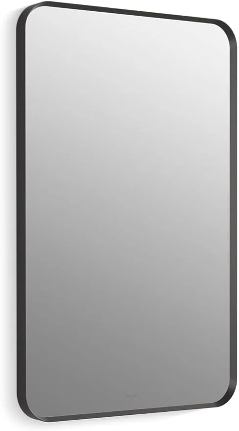 KOHLER K-26052-BLL Essential Mirror, 22x34 Rectangle, Matte Black