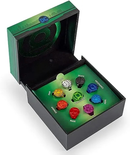 DC Comics Lantern Power Rings Lantern Corps Power 9-Ring Set