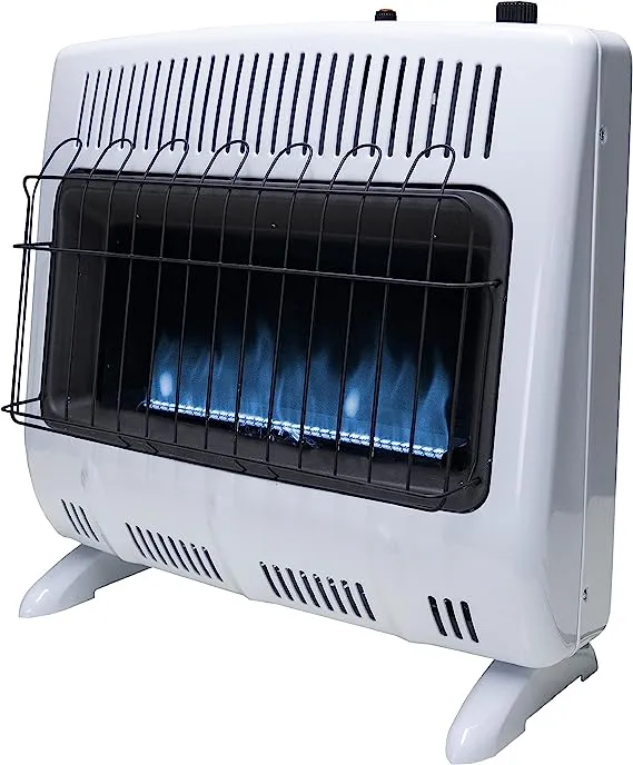 30,000 BTU Vent-Free Natural Gas Blue Flame Heater