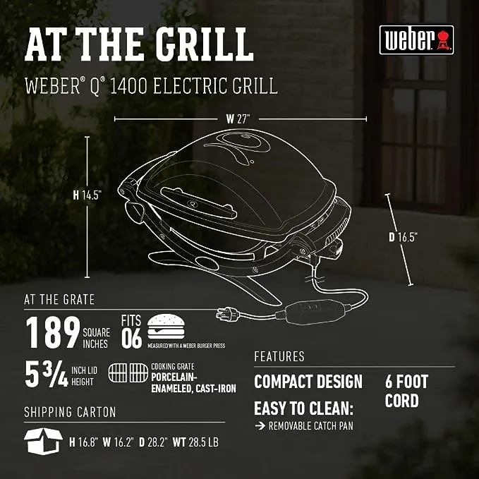 Weber Q 1400 Electric Grill