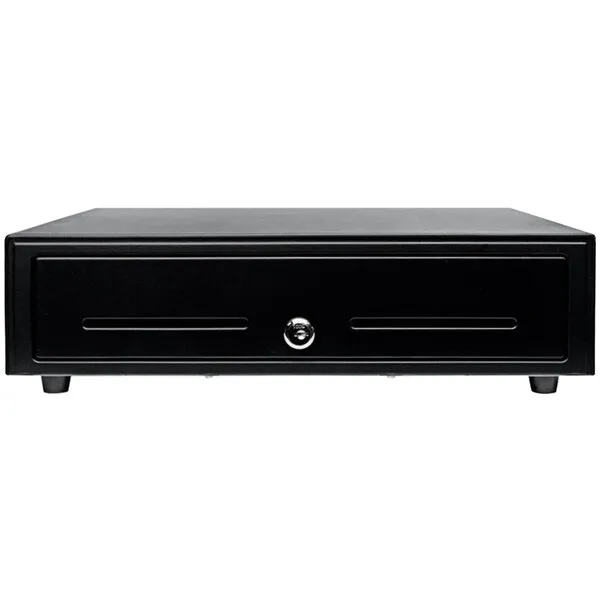 Star Micronics CD3-1616 5 Bill / 8 Coin Value Series Cash Drawer with 2 Media Slots and Included Cable (16" x 16") - Black