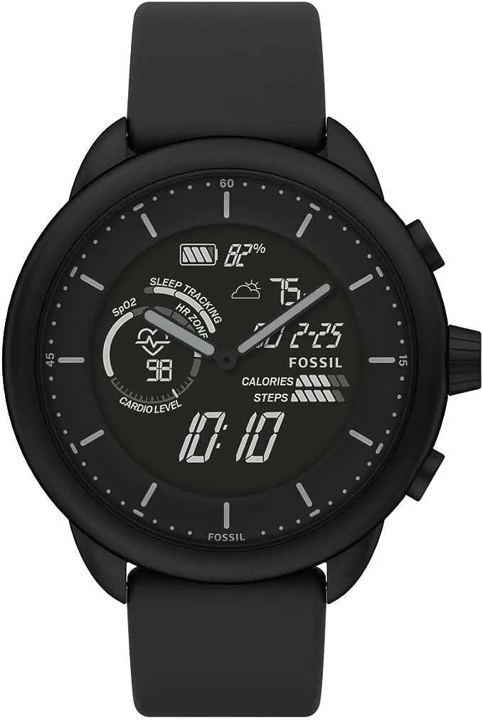 Fossil Gen 6 Wellness Edition Hybrid Smart Watch with Alexa Built-In, Fitness Tracker, Activity Tracker, Sleep Tracker, Music Control, Smartphone Notifications