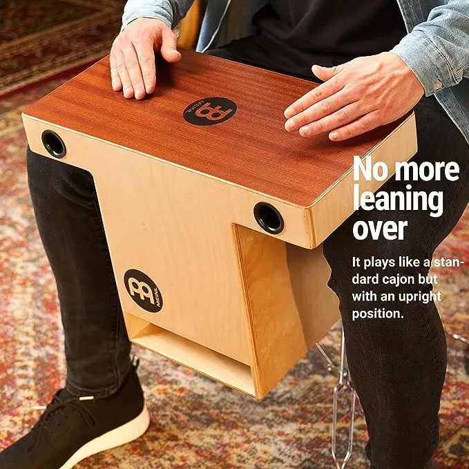 Meinl Turbo Slaptop Cajon with Baltic Birch Body and Mahogany Playing Surface