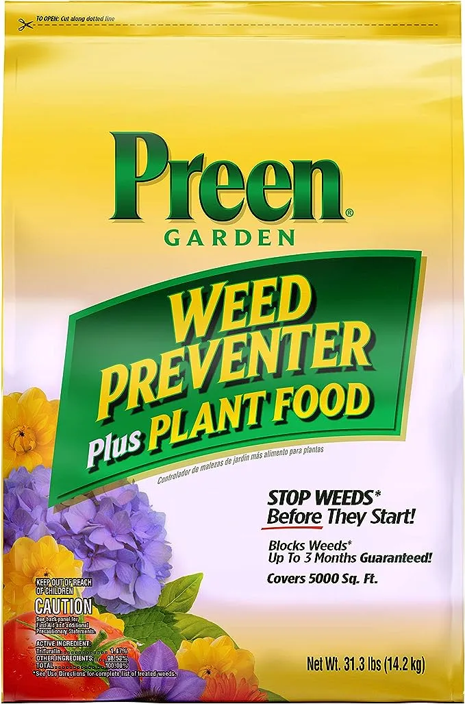 31.3 lbs. Garden Weed Preventer Plus Plant Food