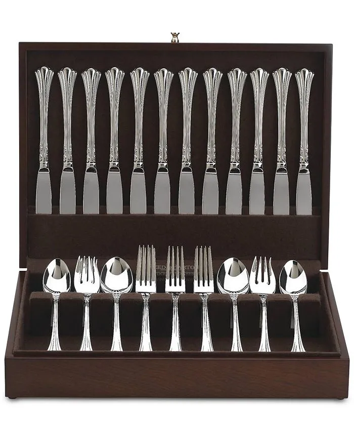 Reed And Barton 50Mb Eureka Mahogany Flatware Chest