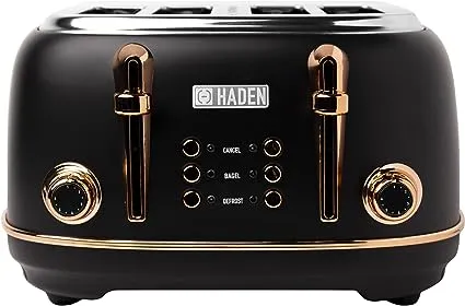 HADEN Heritage 4-Slice Wide Slot Toaster