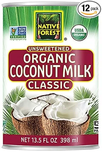 Native Forest Organic Classic, Coconut Milk, 13.5 fl oz, Pack of 12