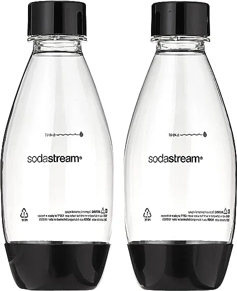 SodaStream Source Carbonating Bottles, Clear - 2 pack, 0.5 L each