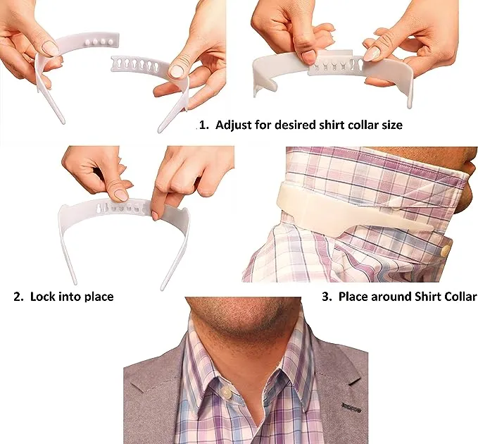 Slick Collar Adjustable Shirt Collar Support